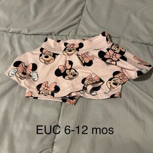 Pink Minnie Mouse Baby Skort